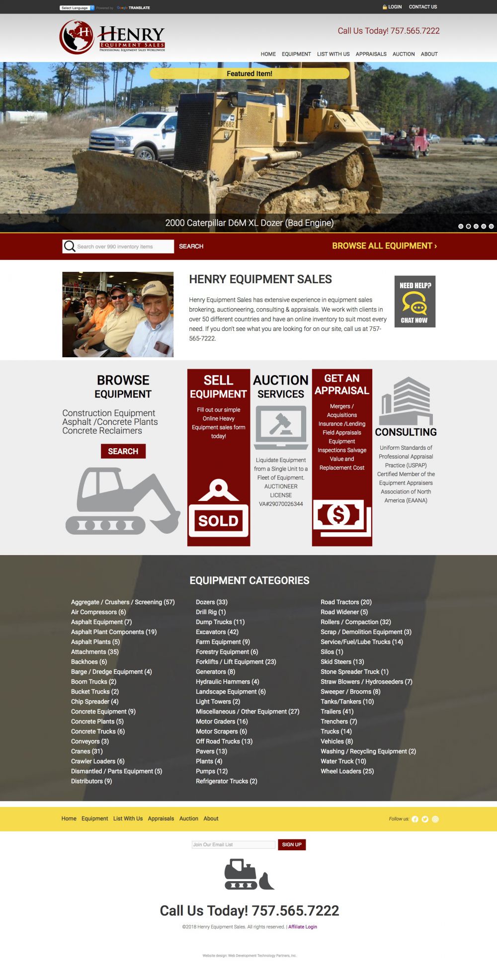 Henry Equipment Sales