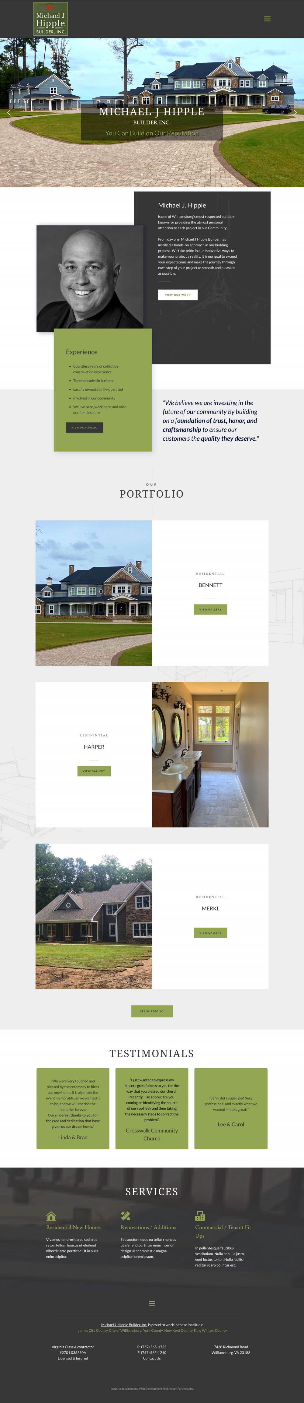 Michael J. Hipple Builder