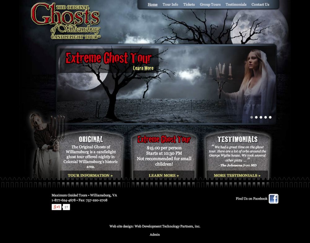 The Original Ghosts of Williamsburg Walking Tour