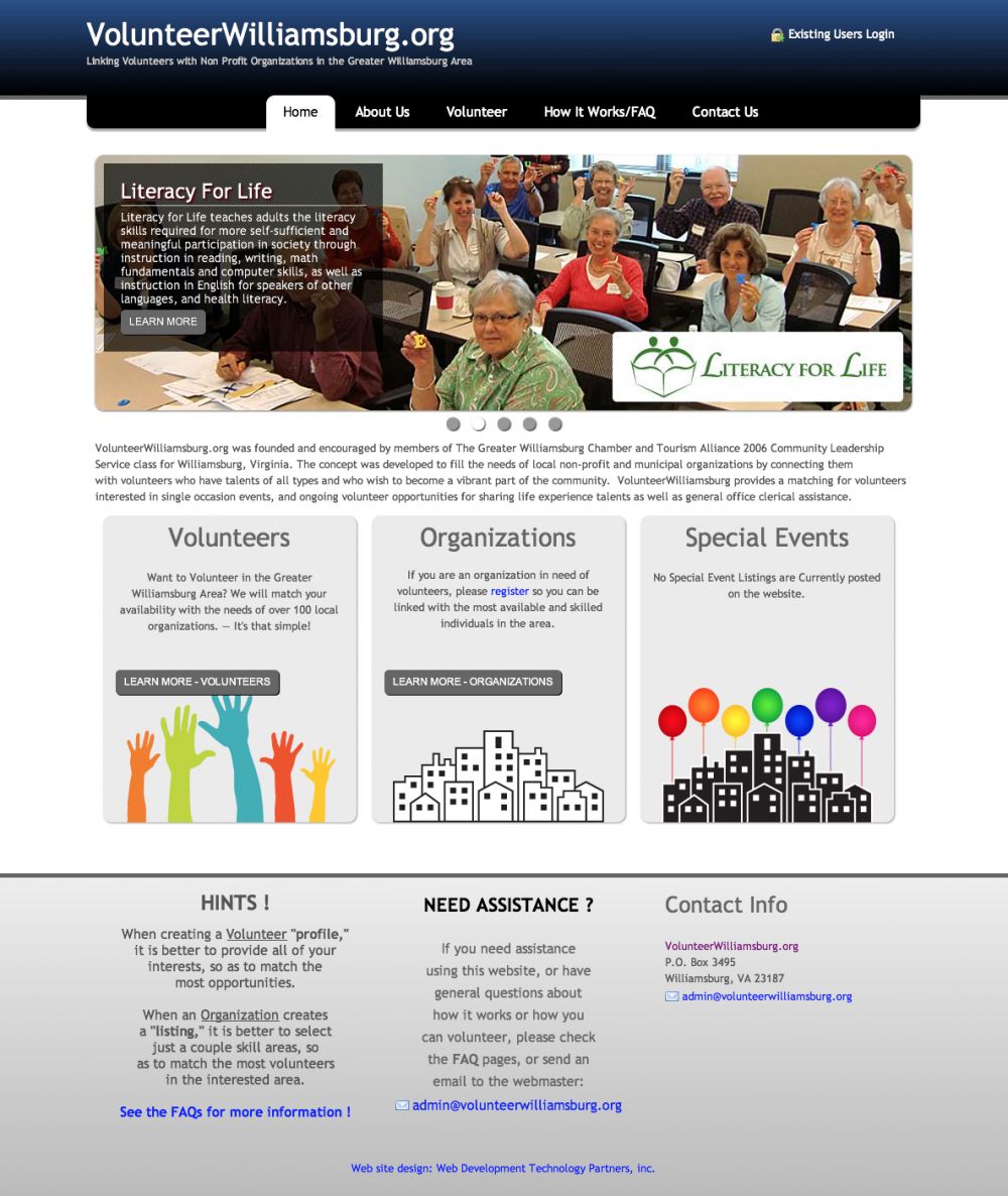 VolunteerWilliamsburg.org