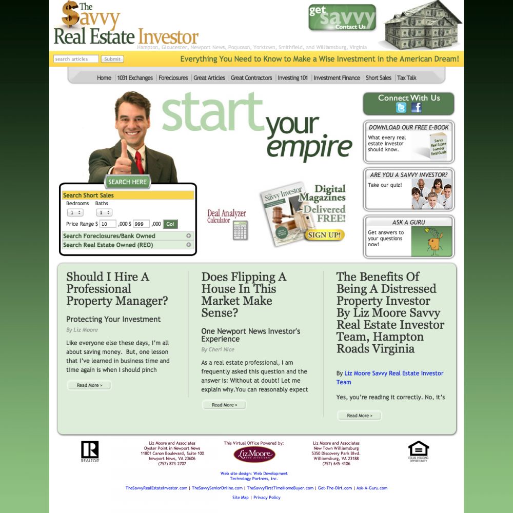 The Savvy Real Estate Investor