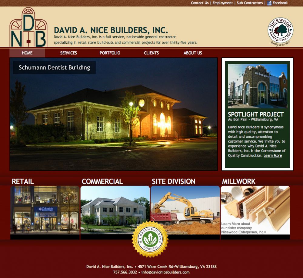 David A. Nice Builders, Inc.