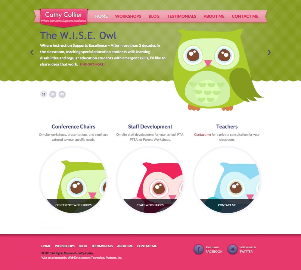 CathyCollier.com - The W.I.S.E. Owl