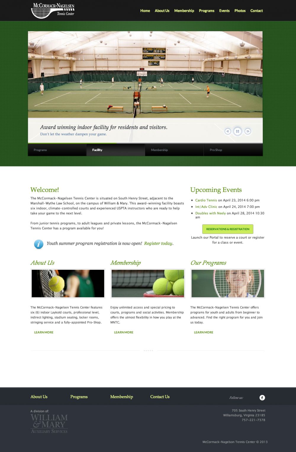 McCormack-Nagelsen Tennis Center