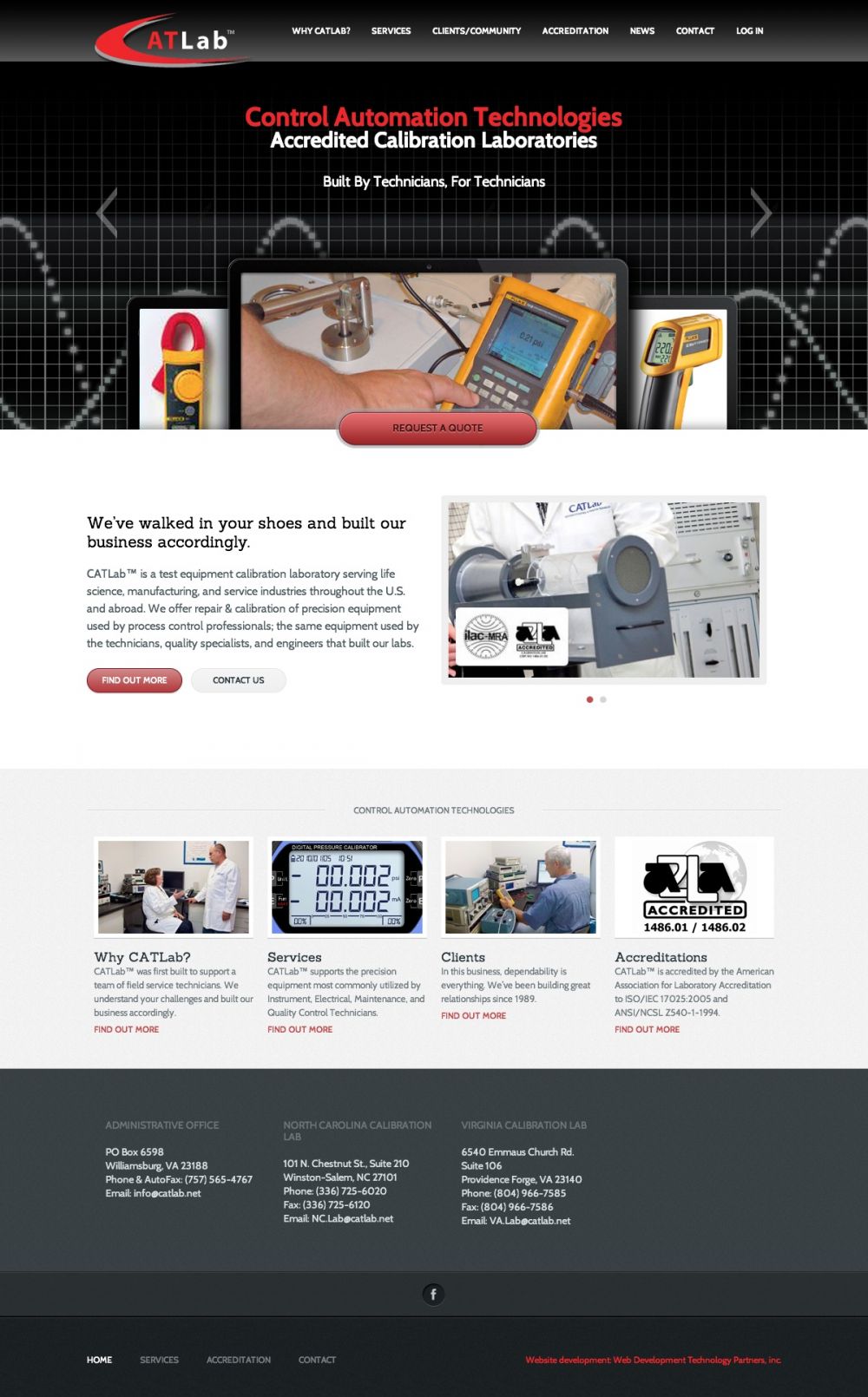 CATLab Calibration Services