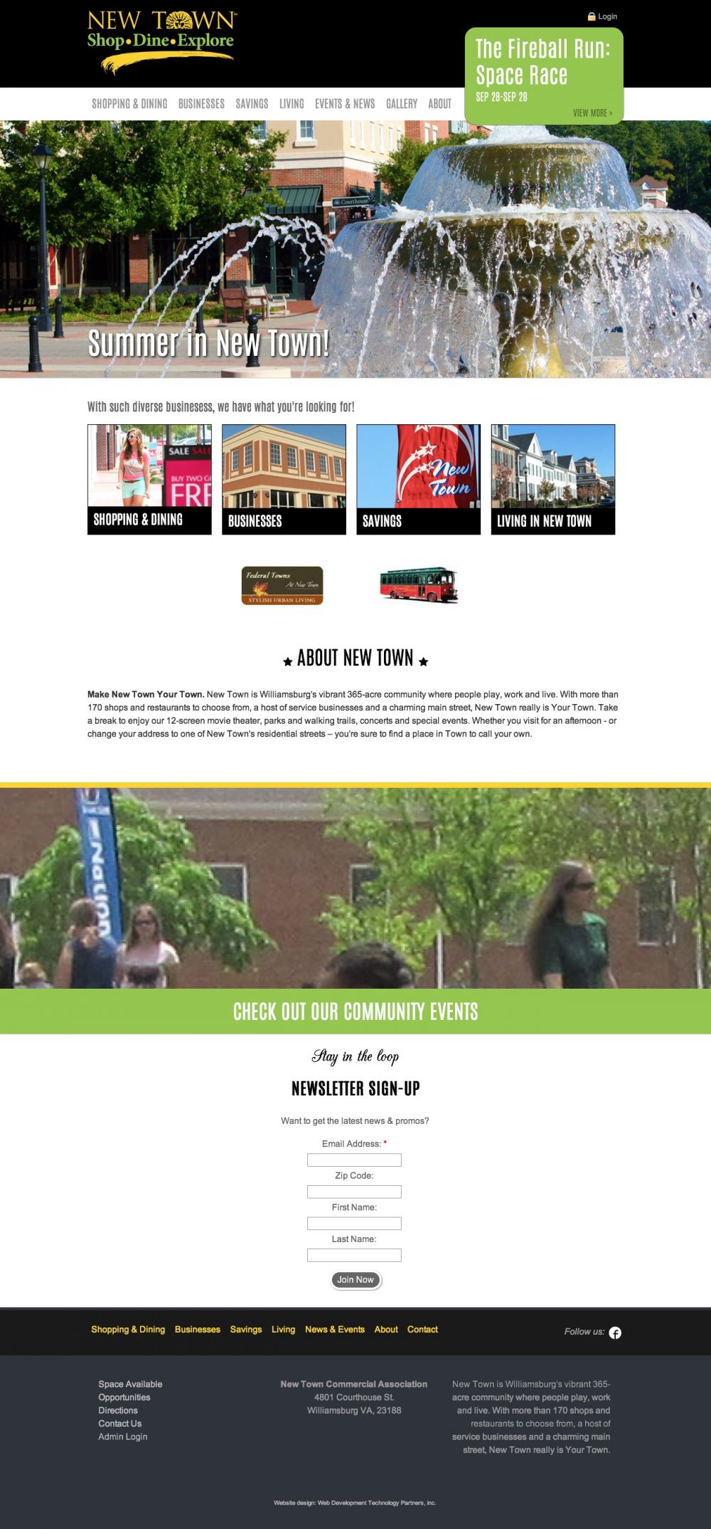 New Town 2015 Redesign