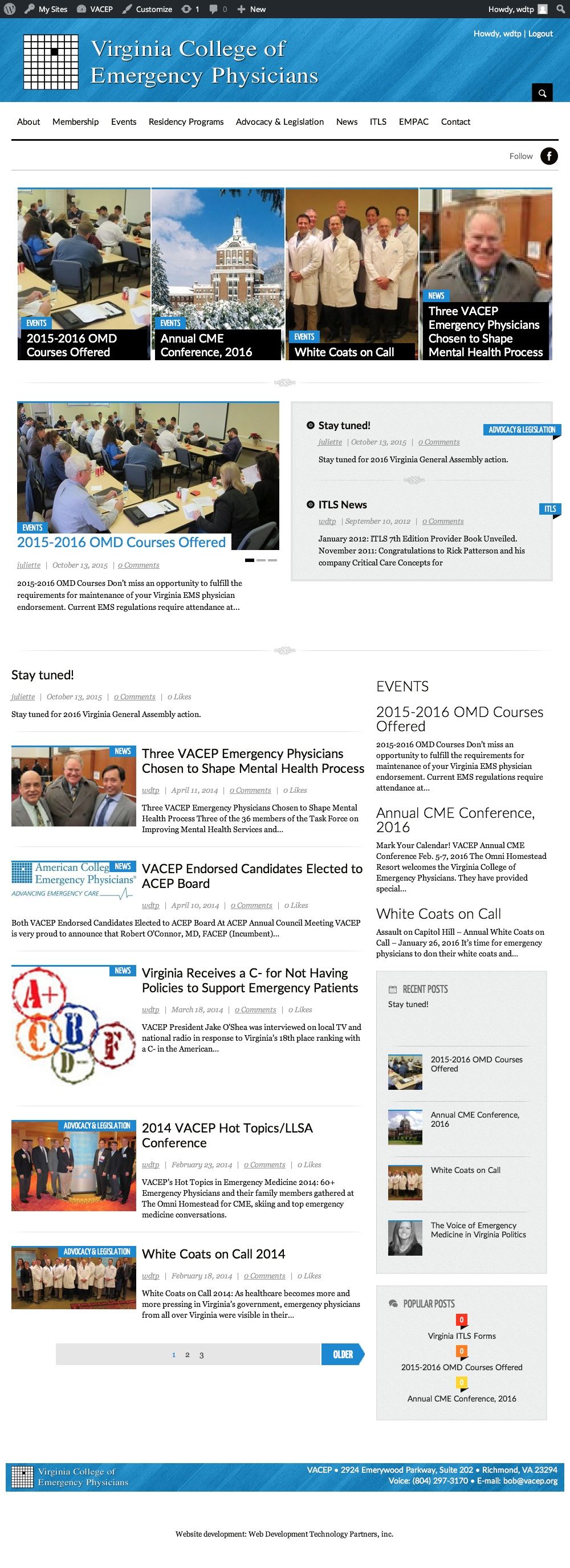 VA College of Emergency Physicians